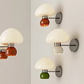 Jellyfish type multi-head chandelier wall lamp 3d model