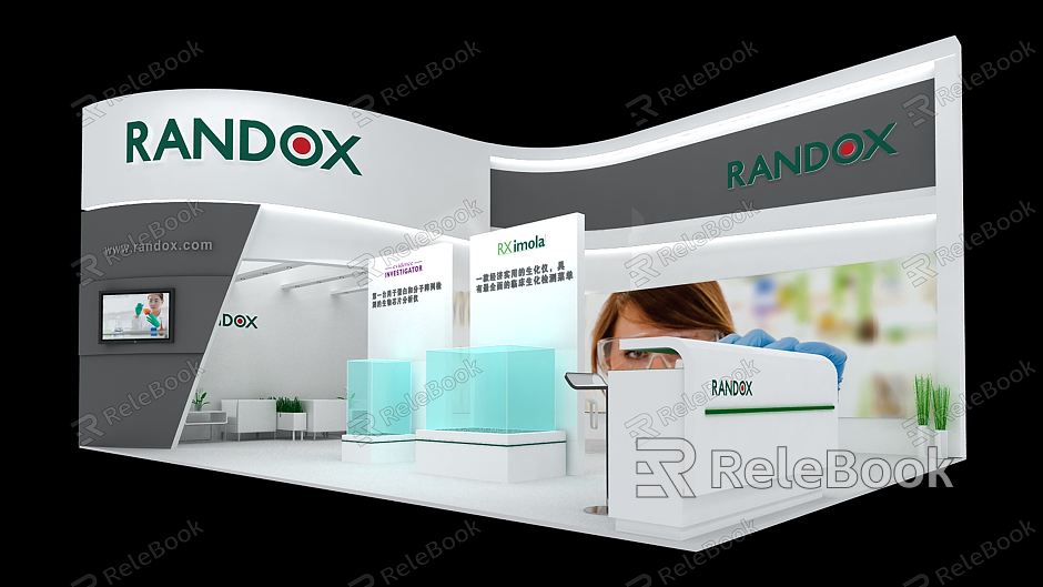 Modern Exhibition Booth model