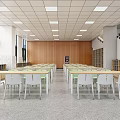 Book Art Reading Room Interior With Wooden Walls Bookshelves Tables And Bright Lighting