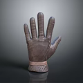 High Quality Brown Leather Glove With Soft Texture For Daily Household Use And Comfortable Wear