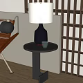 Table lamp side a few table lamp 3d model
