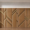 Modern soft bag soft bag background wall 3d model