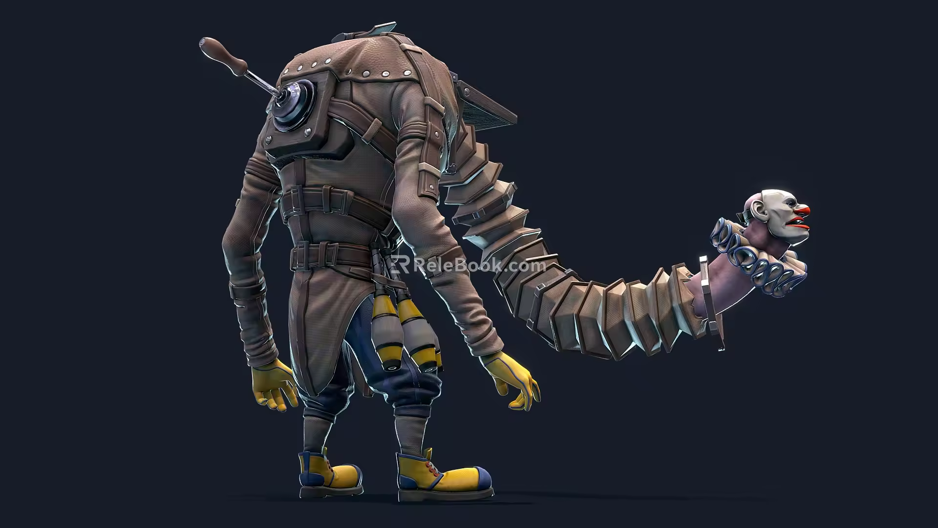 Joker Monster Warcraft Game Figure Alien Game Character Demon 3d model