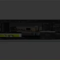 Modern Laptop Design With Open Screen And Illuminated Keyboard
