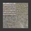 Architectural Brick Wall Design With Varied Textures And Masonry Patterns