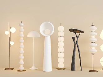 Floor Lamp Metal Floor Lamp Art Floor Lamp 3d model