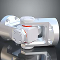 Stainless Steel Industrial Valve With Flange Connection And Red Seal Ring