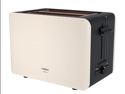 Modern BOSCH Cream And Black Stylish Kitchen Toaster Appliance For Home Use 3d model