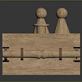 Chess Piece Items 3d model