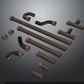 Durable Hardware Tools With Brass Pipe Elbows Tees And Straight Fittings