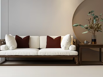 New Chinese Sofa New Chinese Sofa Combination Song's Sofa Chinese Sofa Zen Sofa 3d model