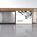 DEPPEI Ashen Aesthetic Granite Tile Showroom With Modern Glass Doors And Marble Design
