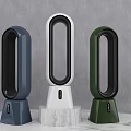 Modern Bladeless Air Cooler Fans In Blue White Green Colors For Home Decor