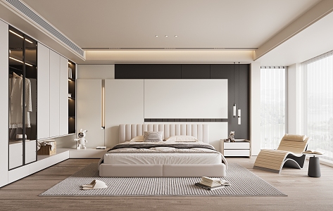 Modern Bedroom 3d model