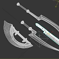 Medieval Metal Weapons Collection Featuring Swords Daggers Scimitars With Intricate Craftsmanship