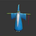 Wise Old Man Old Man Ancient Old Man Ancient Wise Warlock Taoist priest wizard mage 3d model