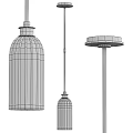 Elegant Glass Striped Modern Chandeliers With Gold And Silver Top Finishes