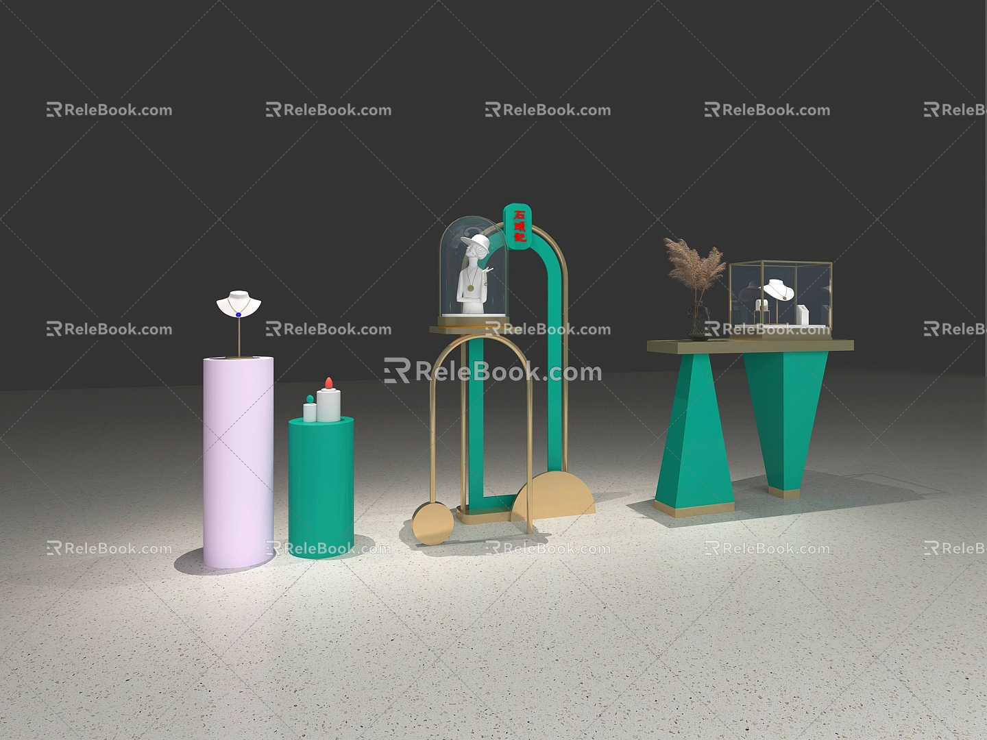 Jewelry Display Stand Jewelry Props Jewelry Ornaments 3d model