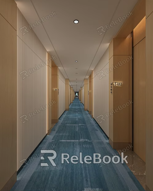 The Modern Corridor 3d model 