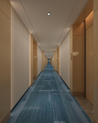 The Modern Corridor 3d model