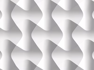 Modern Gray and White Wavy Texture Decorative Background Wall for Interior Design 3d model