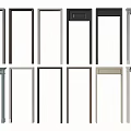 Various Styles And Colors Of Door Frames For Home Interior Design