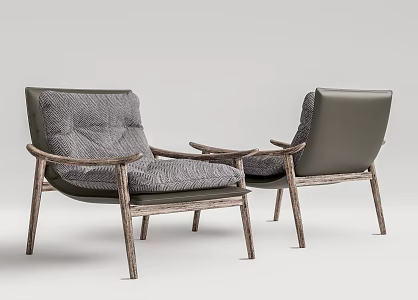 Modern Sofa Chair Leisure Chair 3d model
