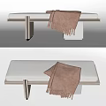 Modern Bed End Stool Bench Shoe Stool Low Stool 3d model