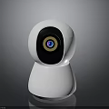 Smart White Spherical Security Camera With HD Lens For Home Surveillance
