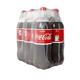 modern cola drink 3d model