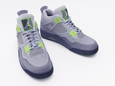 Modern sneaker 3d model