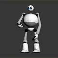 Robot Assistant Small Robot Butler Robot Butler Figure Game Figure 3d model