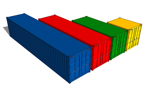 Container 3d model