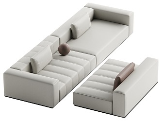 Modern Multiplayer Sofa 3d model