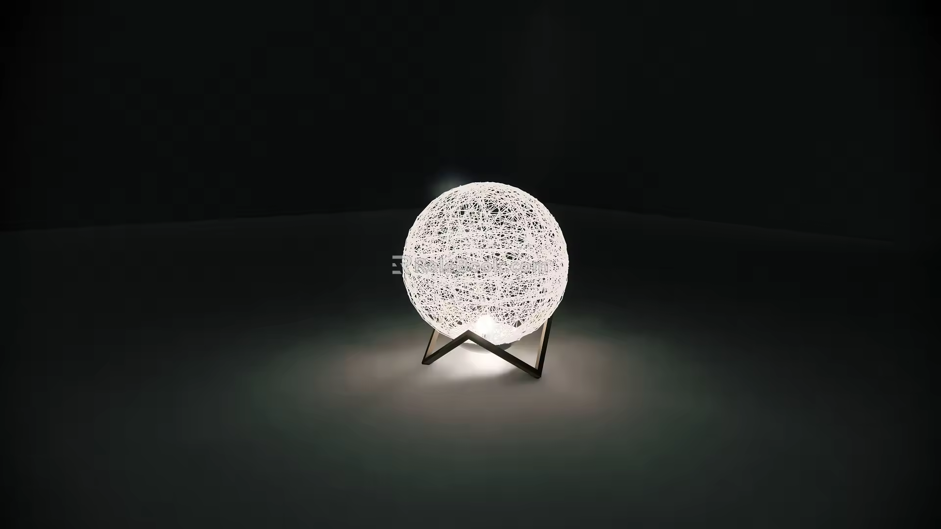 Modern table lamp net red light 3d model