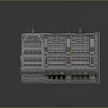 Elaborate Detailed Classical Architectural Model Featuring Multilevel Windows Spires And Decorative Structures