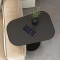 Light Luxury Side Table 3d model