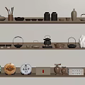 New Chinese Tea Set 3d model