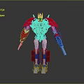 Robot Assistant Small Robot Butler Robot Butler Figure Game Figure 3d model