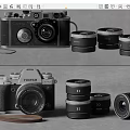 GoPro Camera Combination Lens Camera 3d model