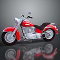 Modern motorcycle two-wheeled motorcycle off-road motorcycle road racing motorcycle 3d model