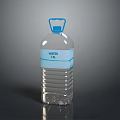 Nature Talk Mineral Water Bottle With Blue Cap And Transparent Body For Daily Use