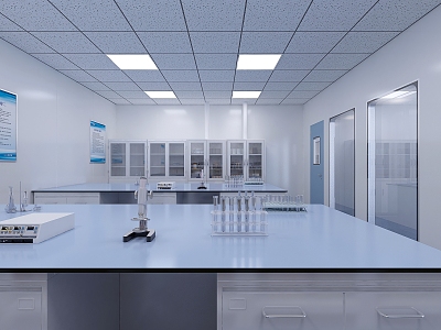 Modern Laboratory Environmental Physics Laboratory 3d model