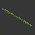 Traditional Handcrafted Bamboo Flute With Natural Material For Daily Musical Use