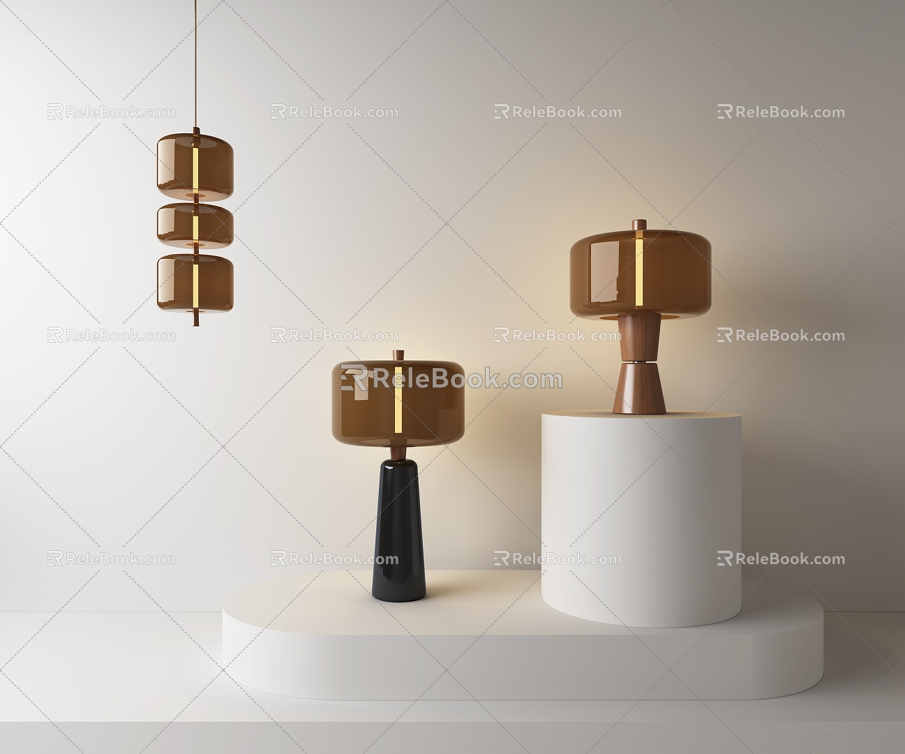 Creative decorative table lamp 3d model