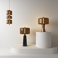 Creative decorative table lamp 3d model