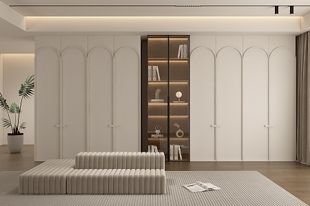 Modern wardrobe 3d model