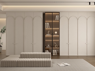 Modern wardrobe 3d model