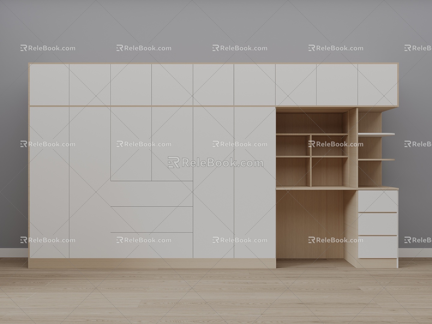 Wardrobe cabinet classification 3d model