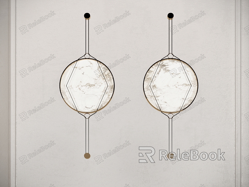 Wall lamp translucent stone wall lamp decorative wall lamp model